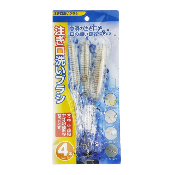 New style multiple brush for cleaning teapot nozzles hot-selling small cleaning brushes